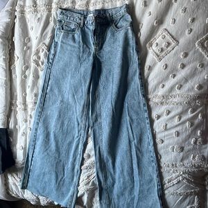 Flared blue jeans bdg